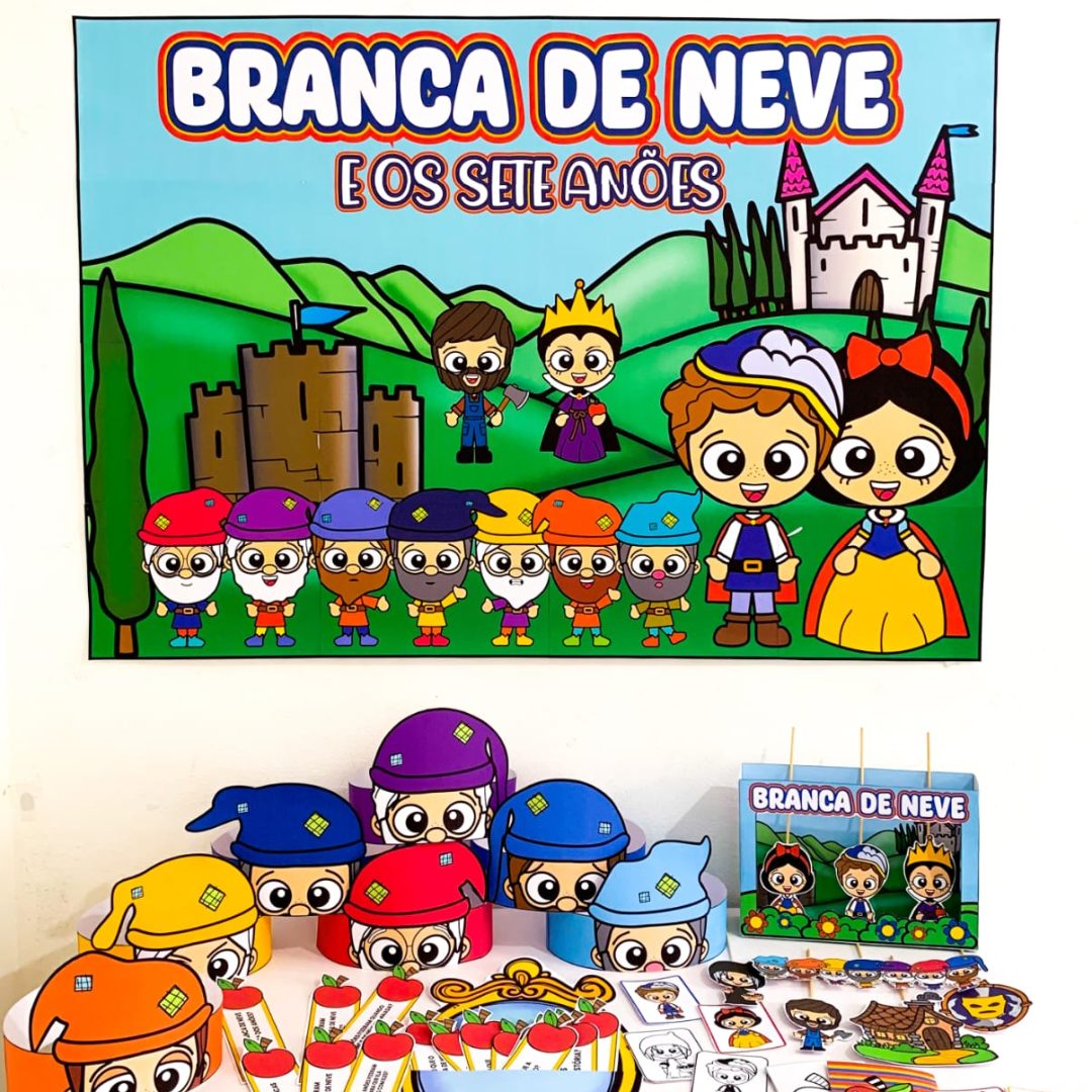 Kit Branca de Neve e os Sete Anões