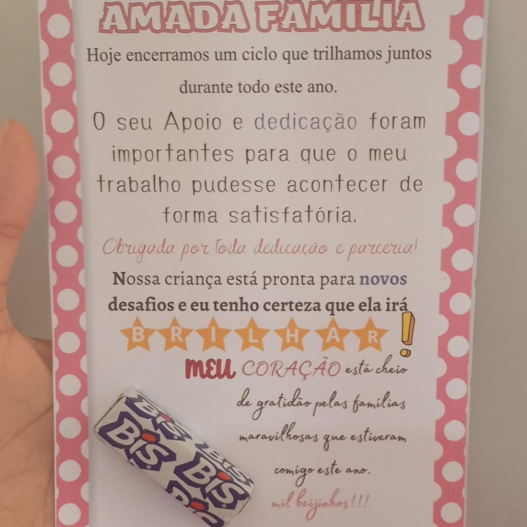Lembrancinha final de ano Letivo ✨🌻
