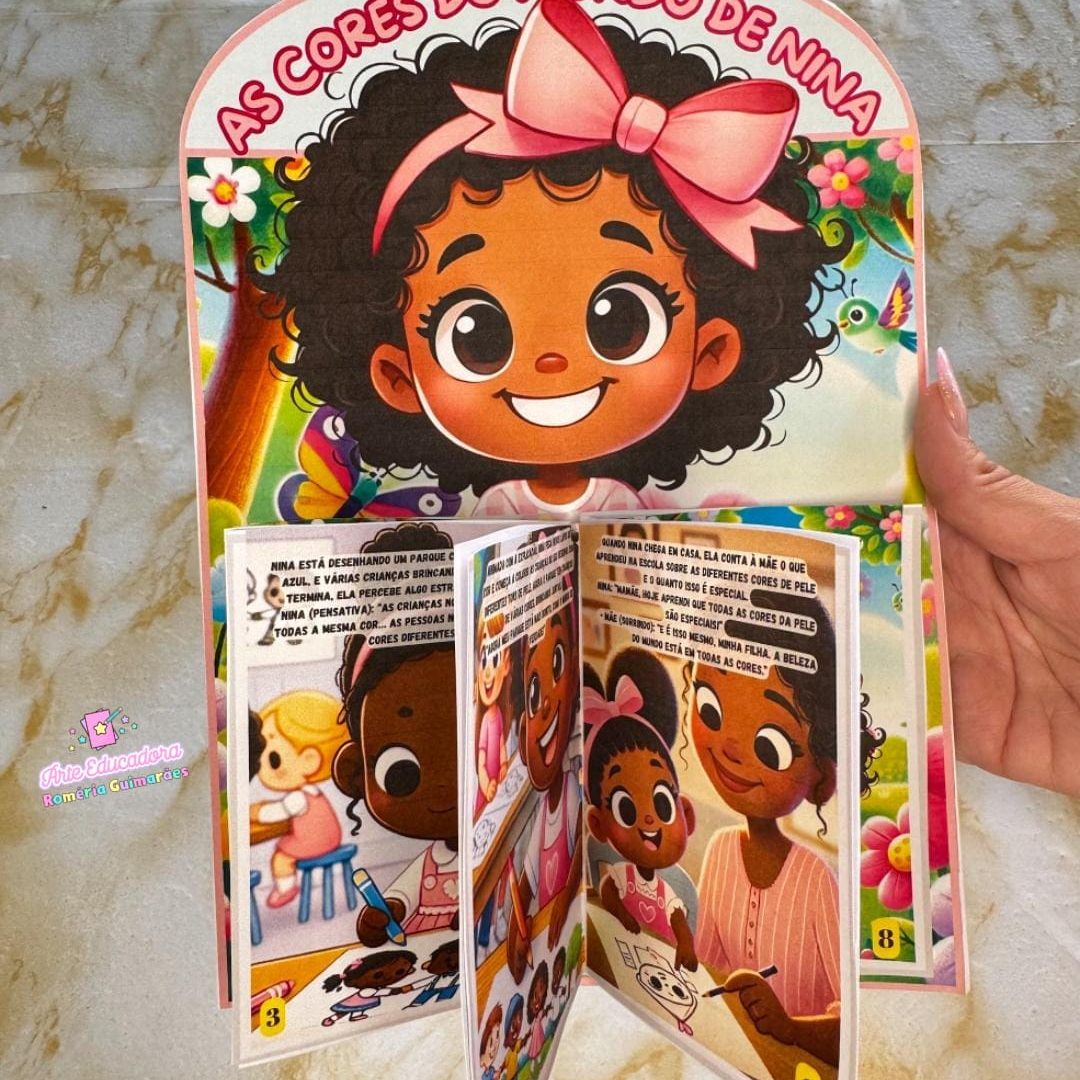 Livrinho Interativo As cores do mundo de Nina...