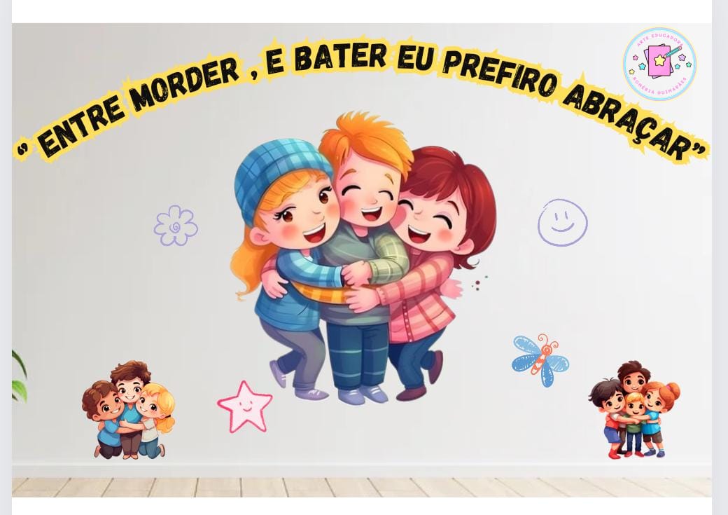 PROJETO ENTRE MORDER E BATER EU PREFIRO ABRAÇAR 🥰😍🤩