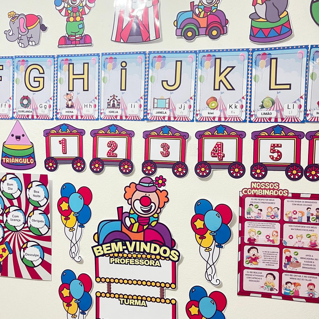 Kit sala tema 🎪 Circo Mágico.