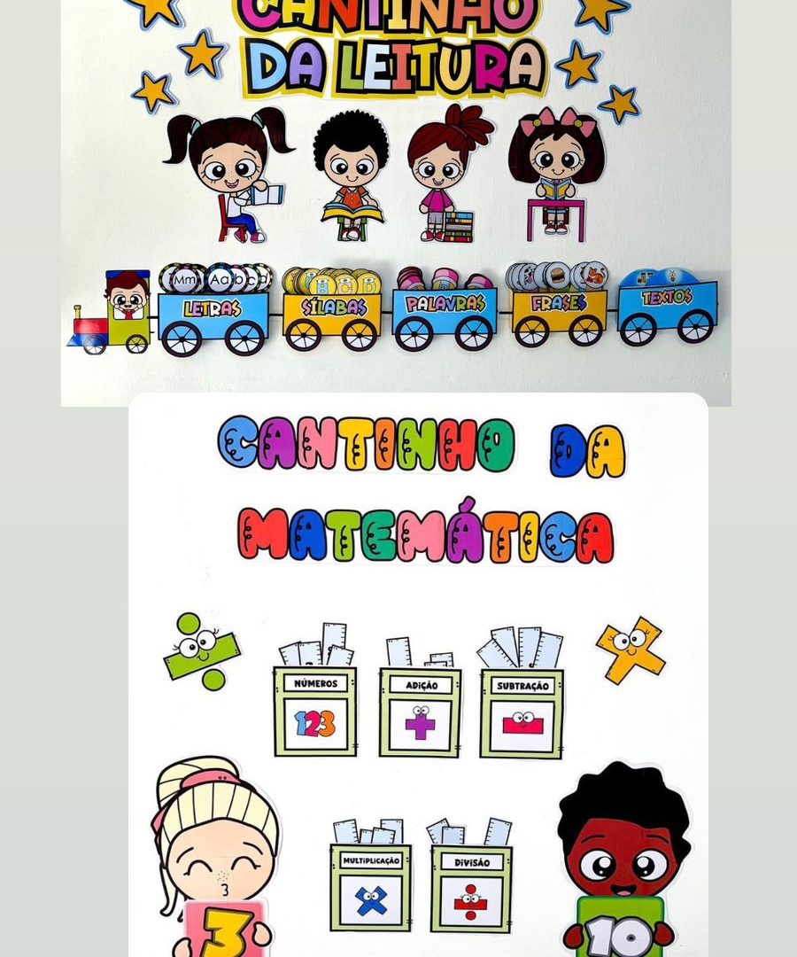 🟣 *CANTINHO DA MATEMÁTICA E CANTINHO DA LEITURA😸😉🌹