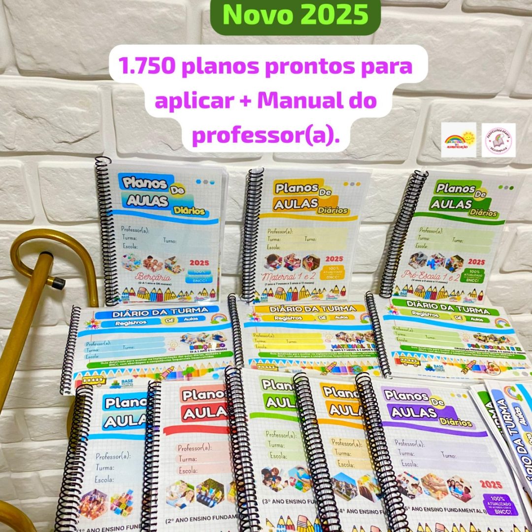 PLANEJAMENTOS DIÁRIOS ANUAL 2025 - EDUCAÇÃO INFANTIL E ENSINO FUNDAMENTAL (1º ao 5º Ano) 📚⭐✏