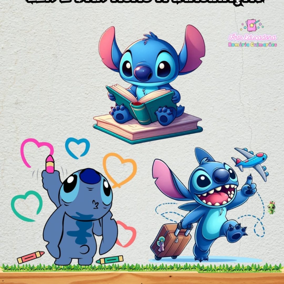 Cantinho da leitura Tema : Stitch 🥳