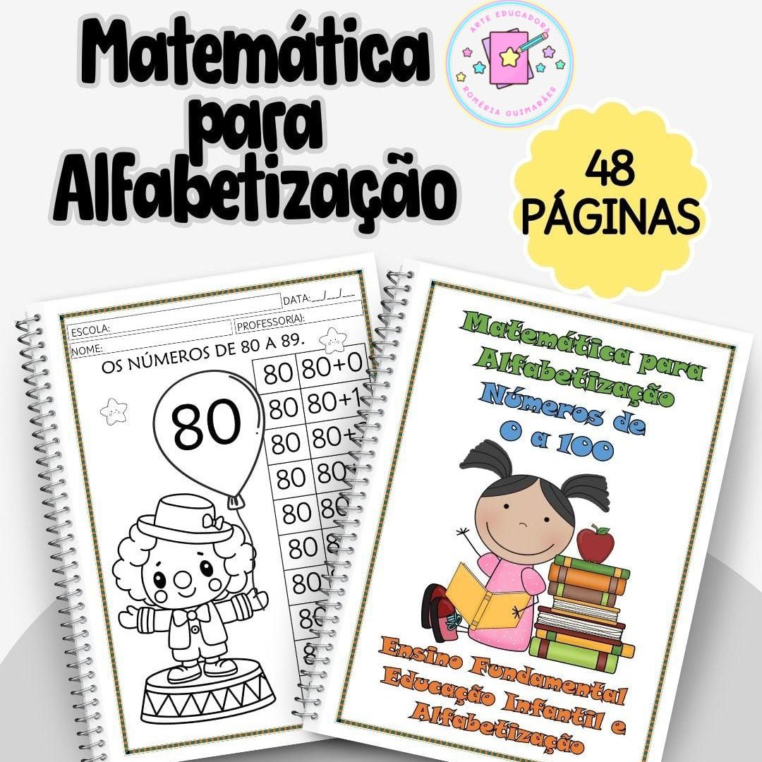 Apostila de Matemática para Alfabetização: Números de 0 a 99