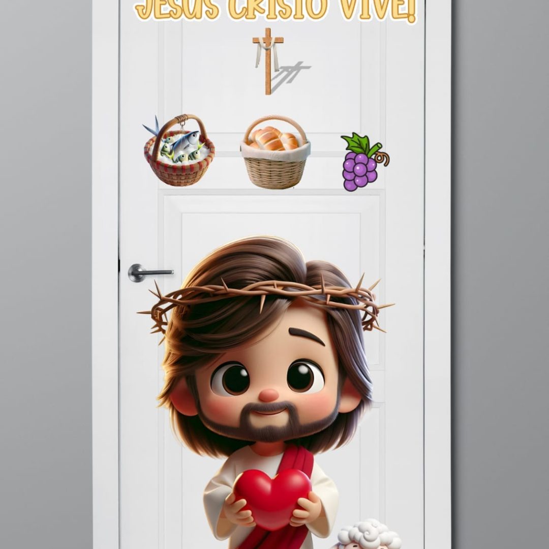 ✨ PAINEL DE PÁSCOA CRISTÃ