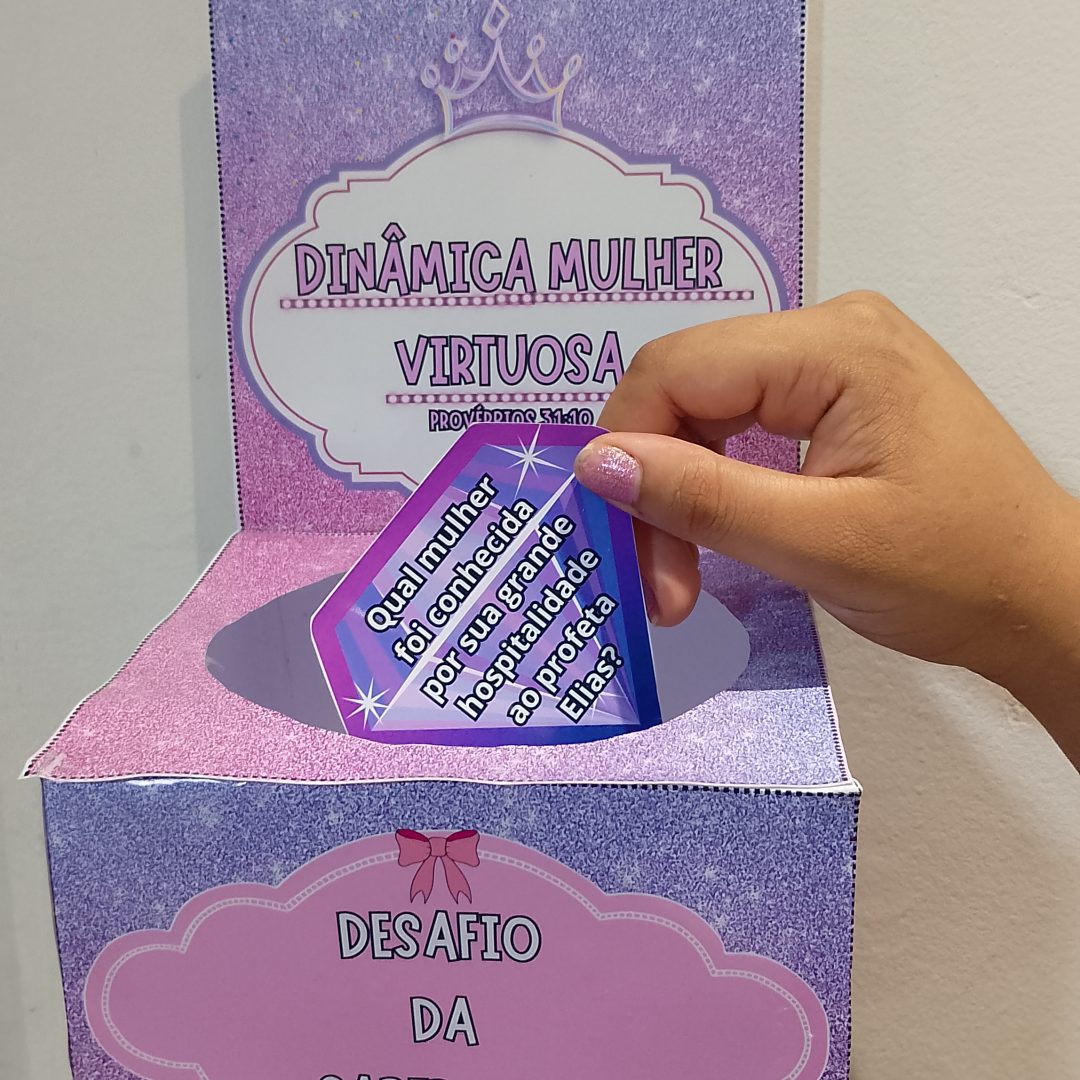 Caixa Dinâmica da pergunta: Mulher Virtuosa 🌸🌺👛