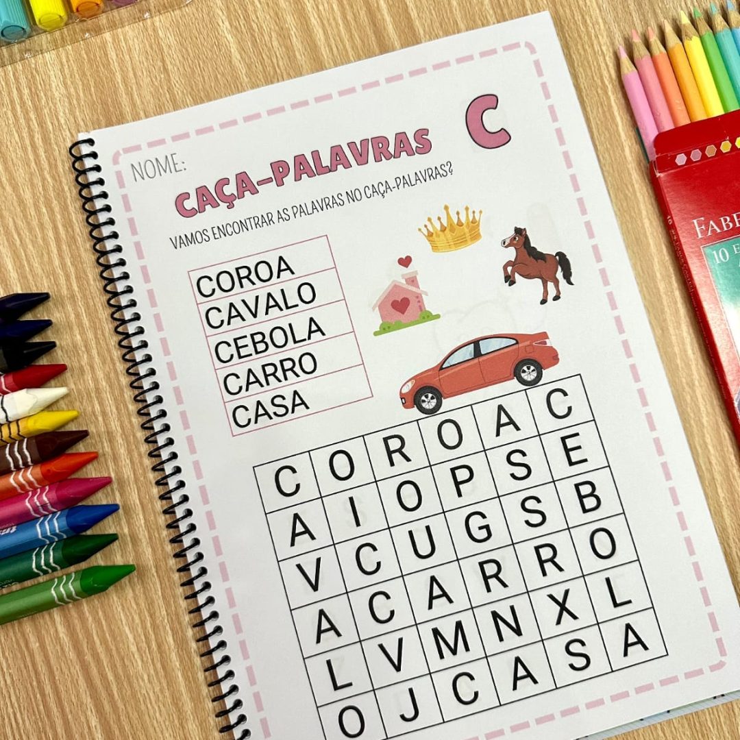 Apostila caça-palavras 📘📒☝�