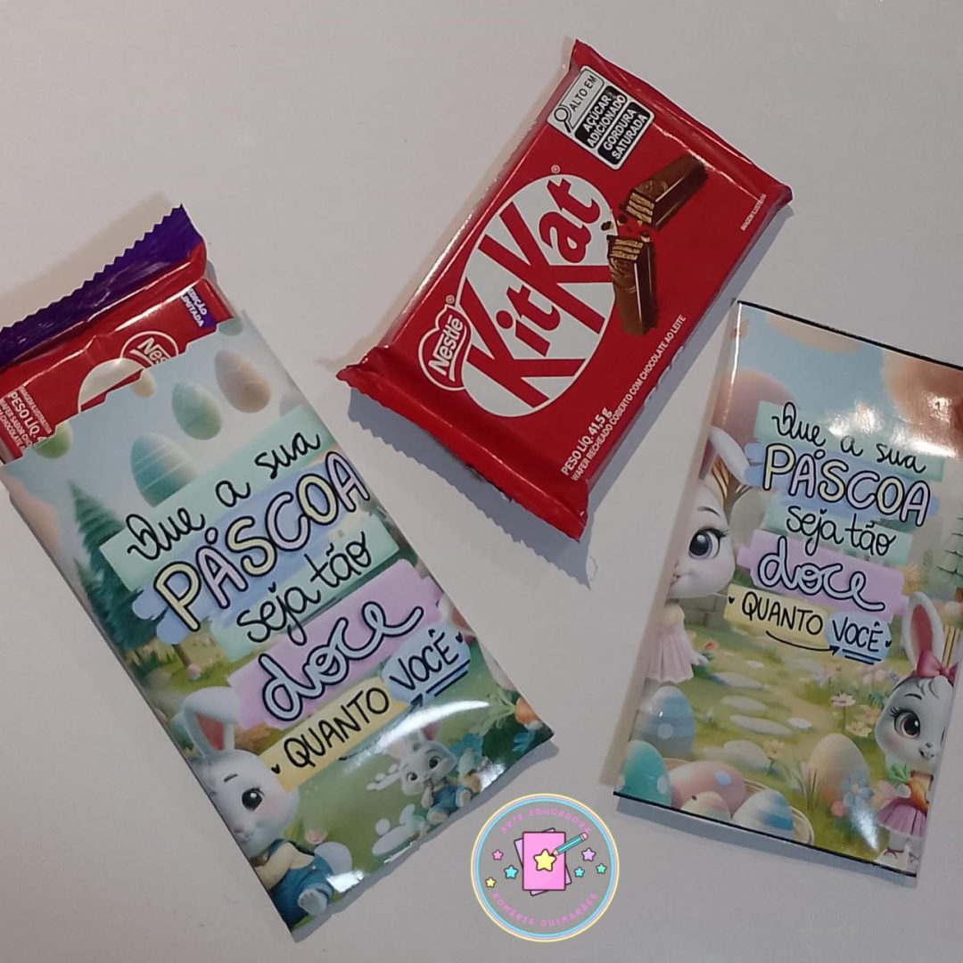 Molde para KitKat Páscoa tradicional....