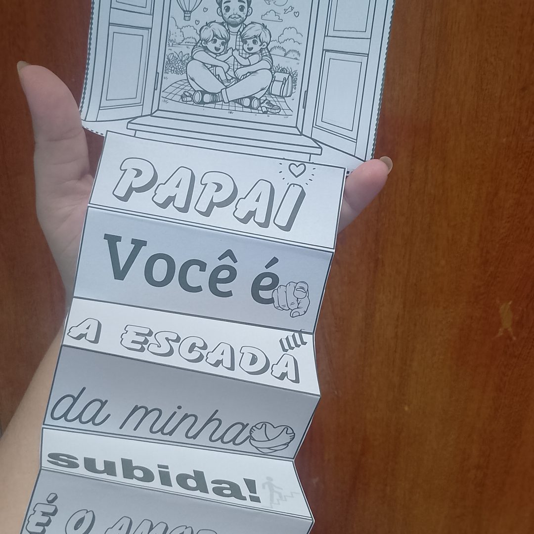 Papai você 🫵 é a escada da minha subida.