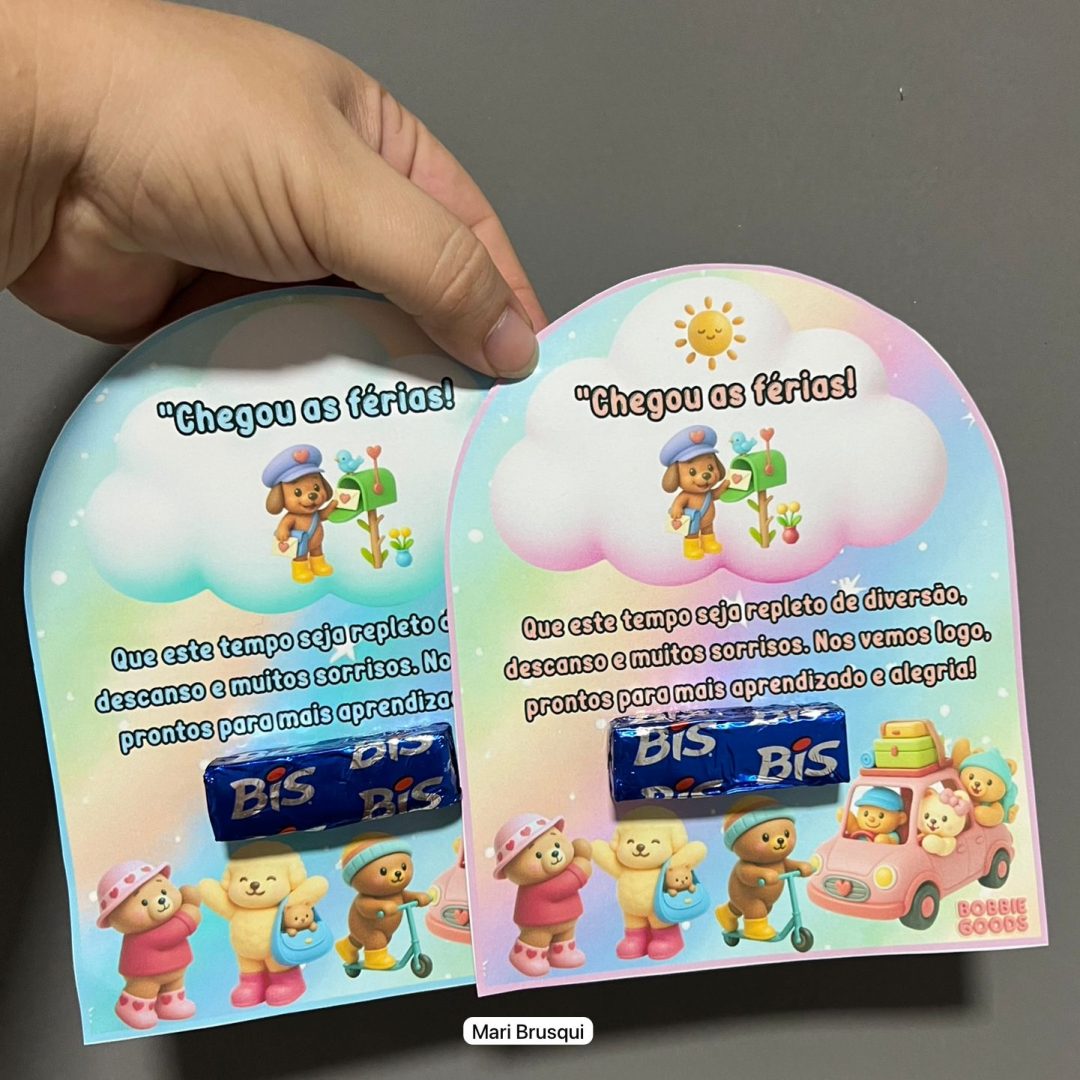 *Card para Mimo: Tema “Bobbie Goods”* 💕💛