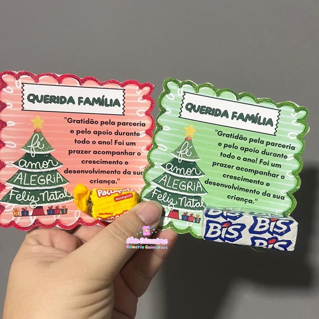 Cartão Querida Família 🎄