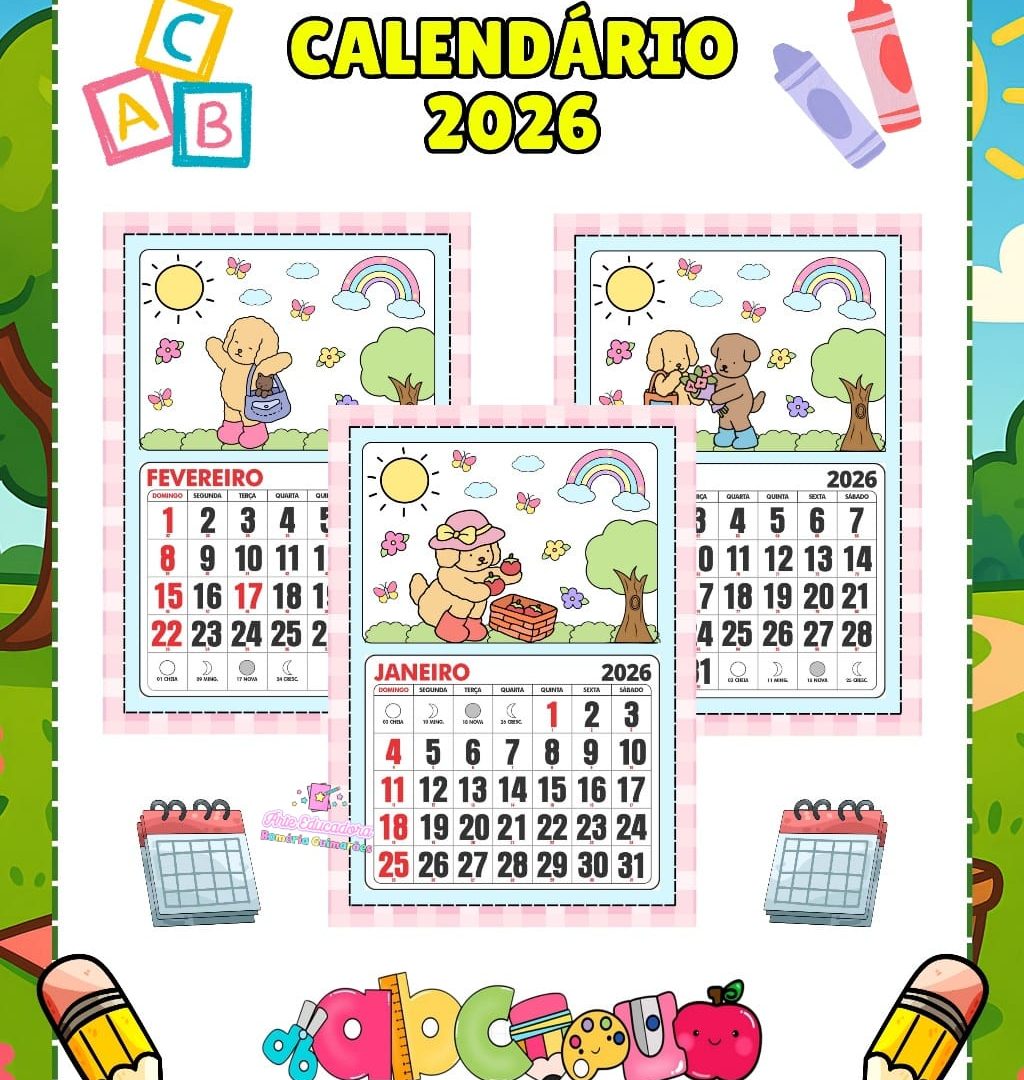 ✨Calendários 2026 *Bobbie Goods *✨