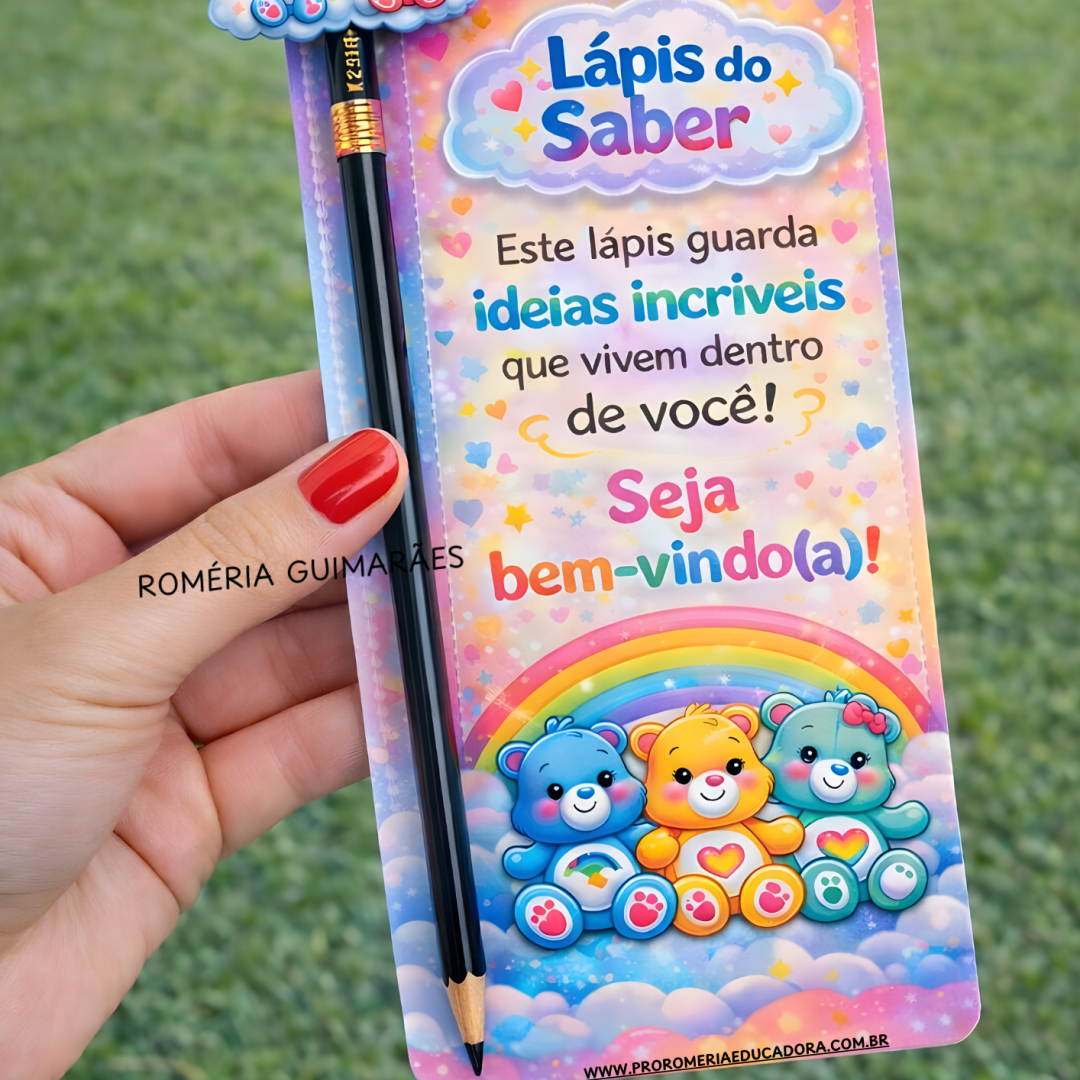 LÁPIS DO SABER URSINHOS CARINHOSOS!😍