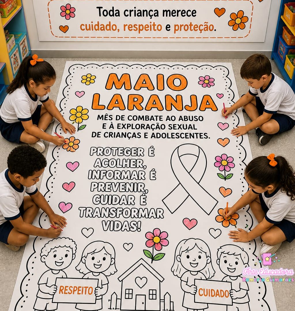 🧡 Painel Maio Laranja/2 versões de painel.