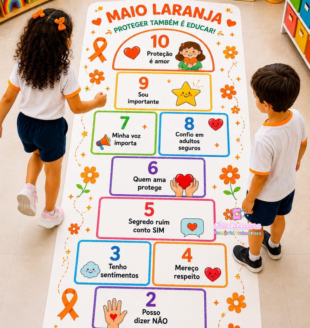 ✨🧡 Amarelinha Maio Laranja🧡