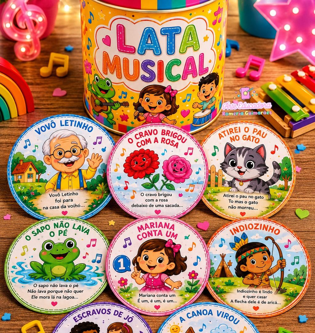 🎵 LATA MUSICAL – CANTIGAS DE RODA 🎶
