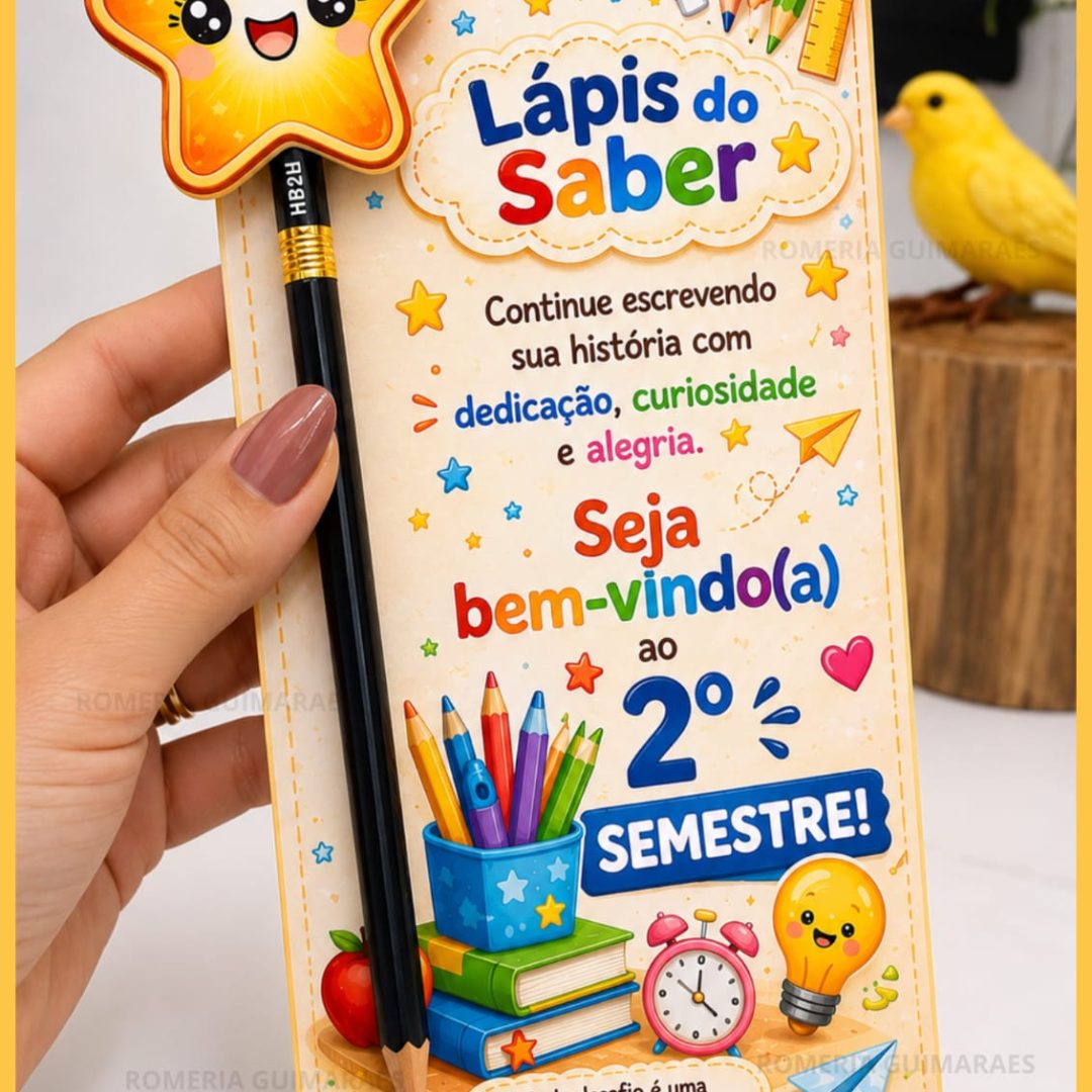 LEMBRANCINHA VOLTA ÀS AULAS, 2° SEMESTRE 👋😍❤️
