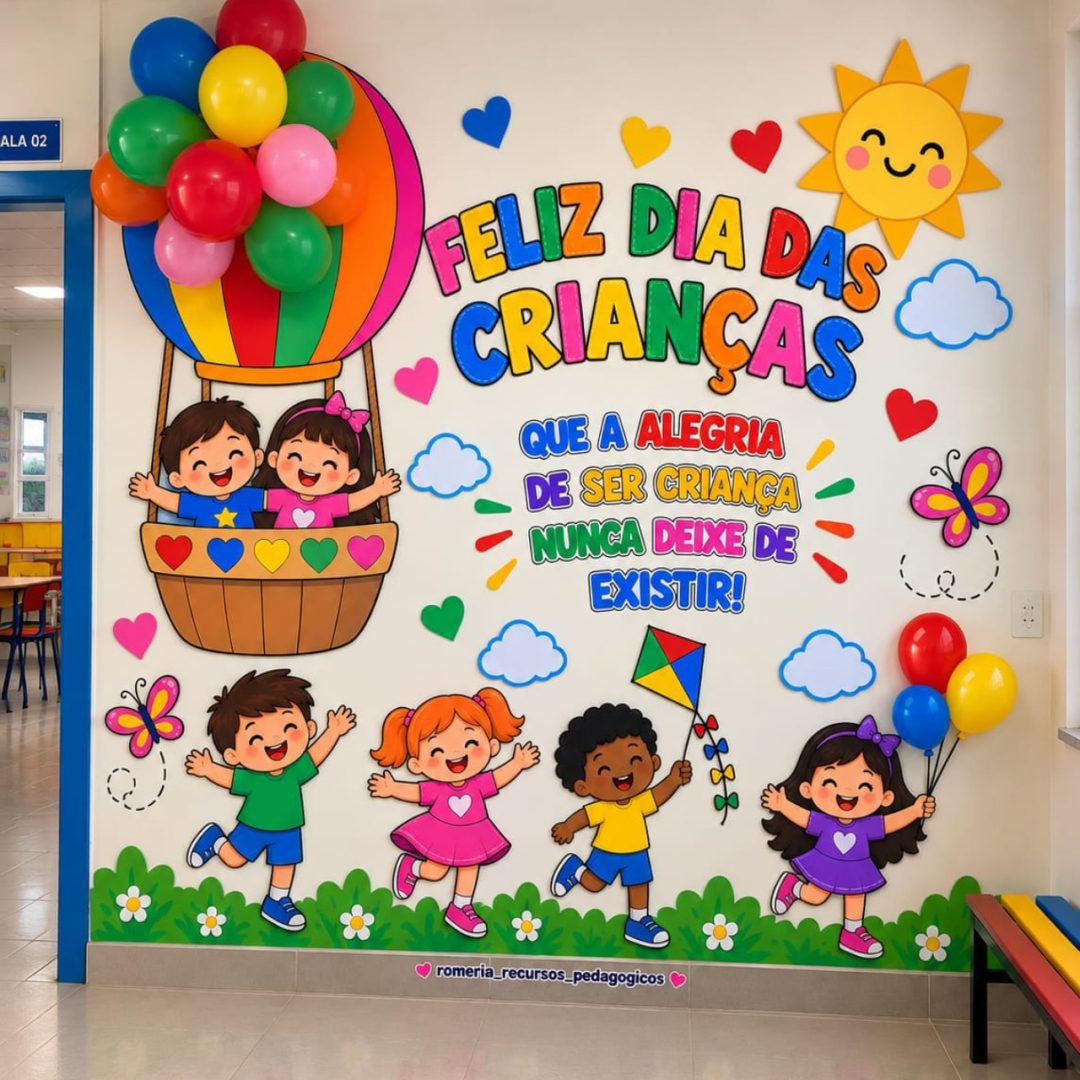 🎈🌈 PAINEL BALÃO MÁGICO FELIZ DIA DAS CRIANÇAS🌈🎈
