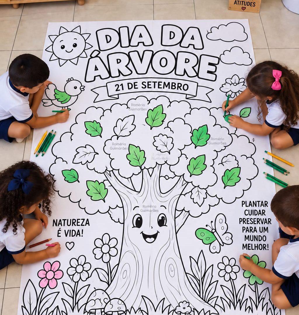 🌳💚 PAINEL INTERATIVO – DIA DA ÁRVORE AMPLIADO💚🌳