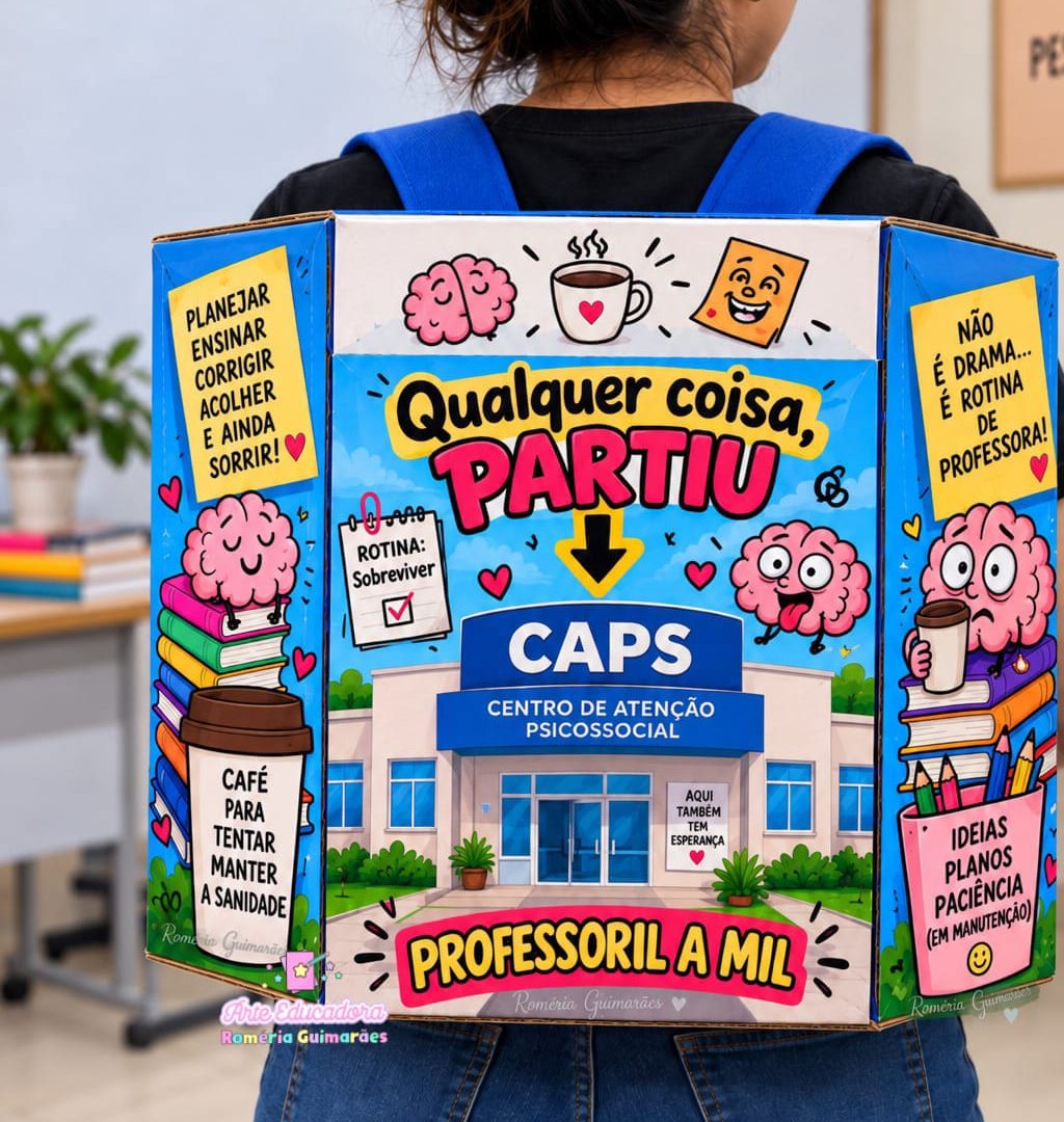 *MOCHILA MALUCA – “QUALQUER COISA, PARTIU CAPS!”*