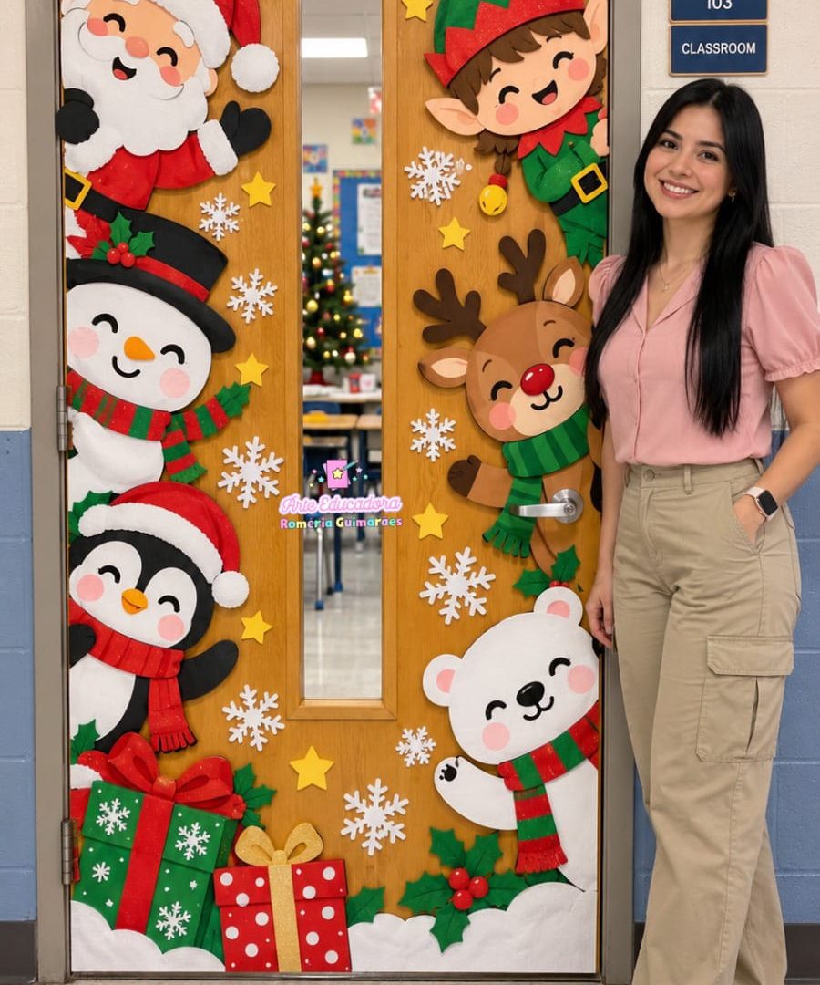 🎅🎄 *PAINEL PORTA NATALINO PARA PORTA* 🎁✨